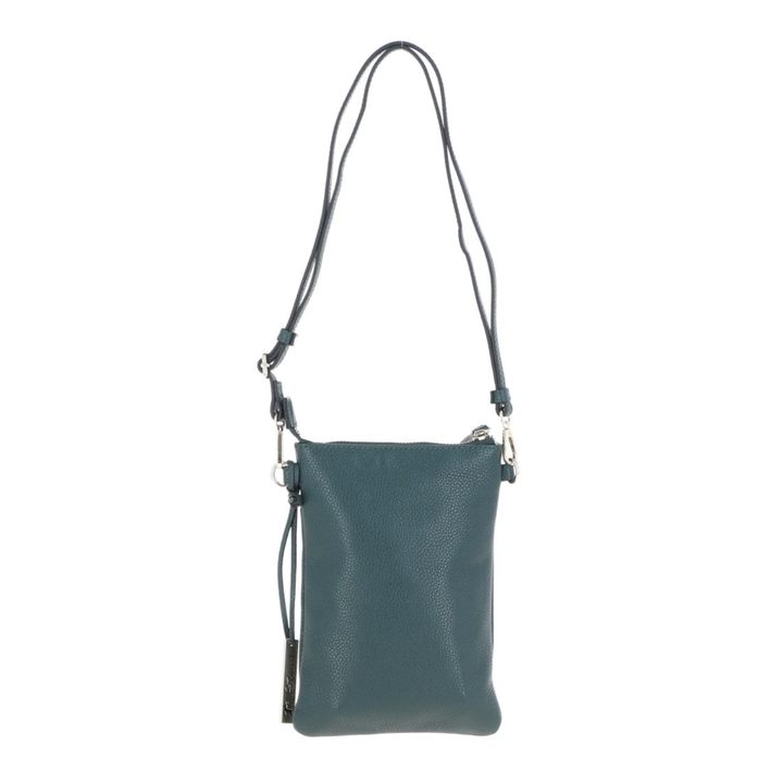 Personalised Leonberger Running Engraved Leather Crossbody Smart Phone Bag