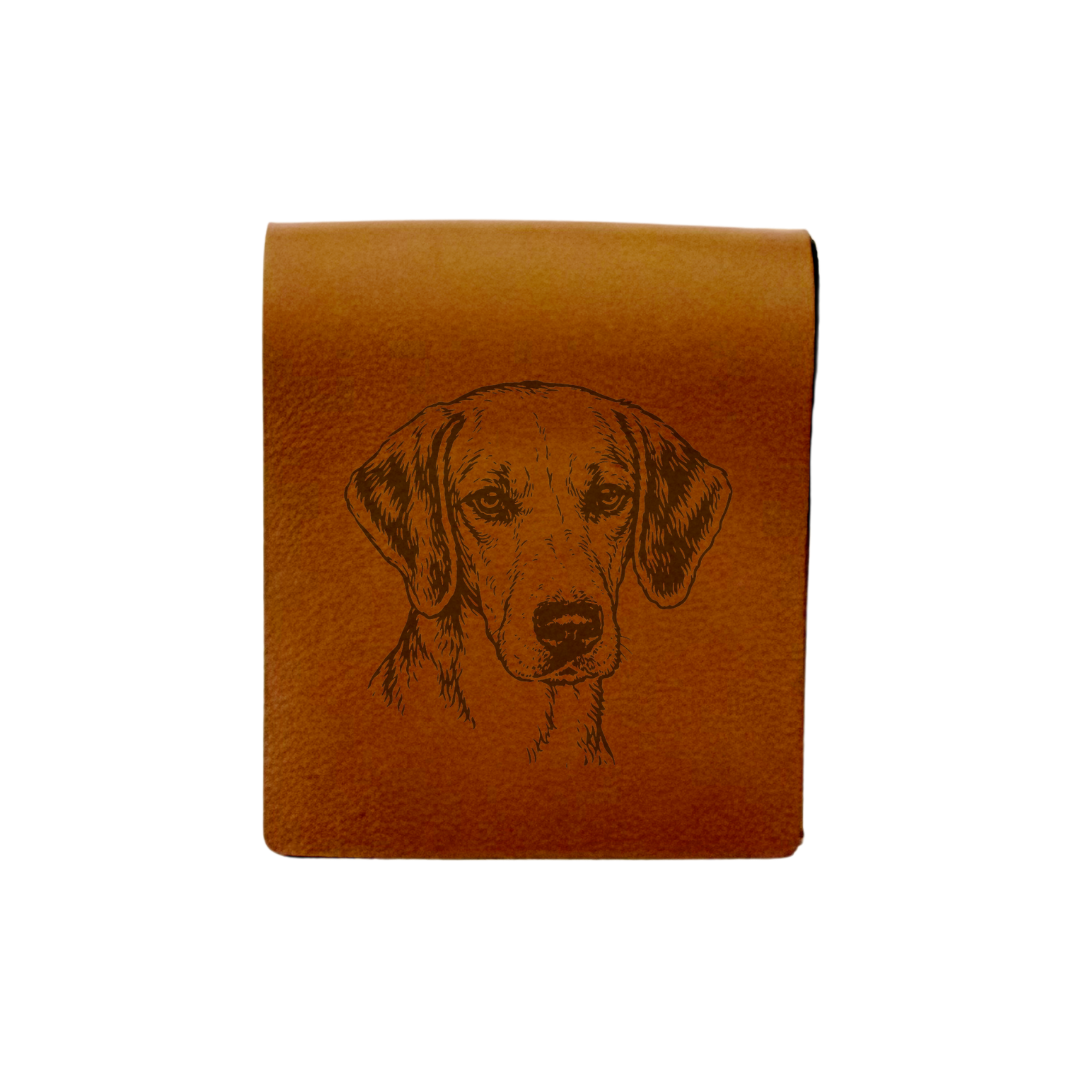 Hamiltonstovare Engraved Genuine Leather Magnetic Bookmark