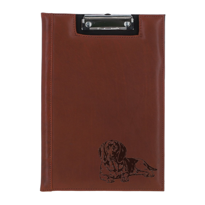 Bavarian Mountain Hound Engraved Leather Clipboard