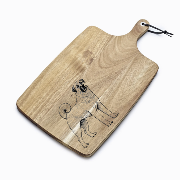 Personalised Turkish Kangal Dog Engraved Acacia Serving Board