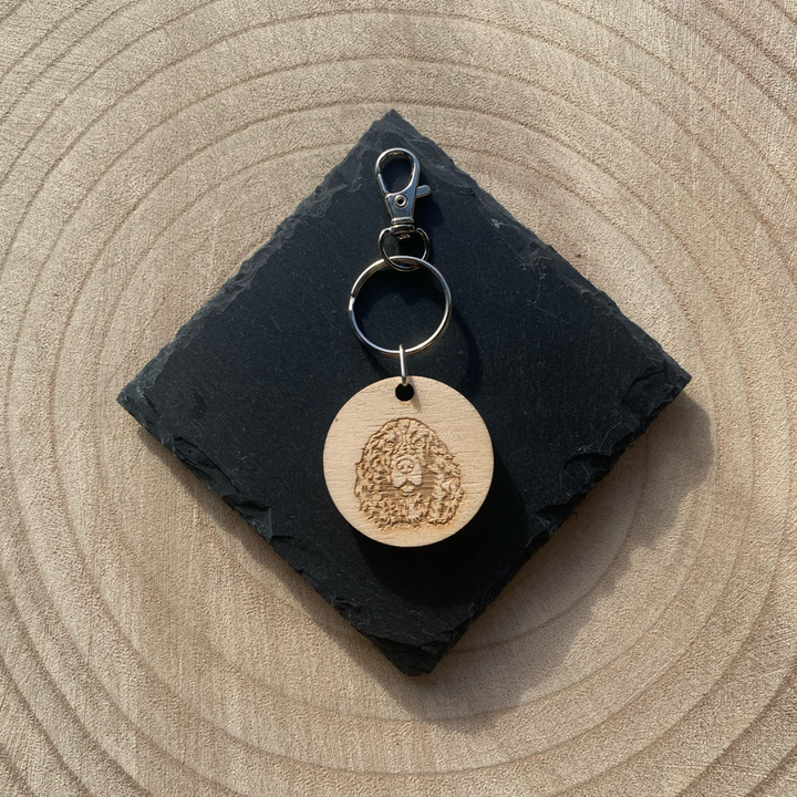 Springer Spaniel Engraved Wooden Keyring