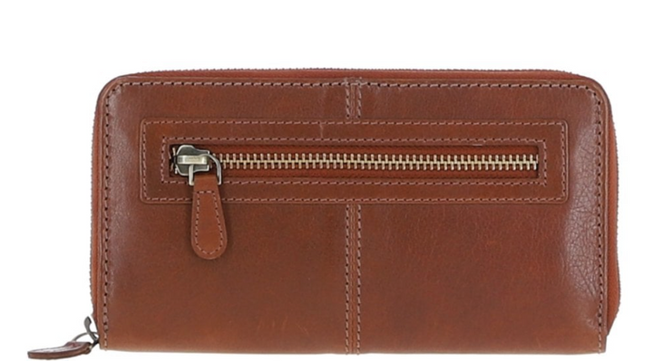 Working Cocker Spaniel Face Engraved Large Leather Purse