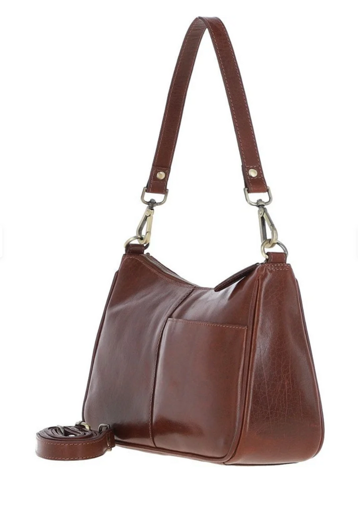Cocker Spaniel Engraved Genuine Leather Shoulder Bag