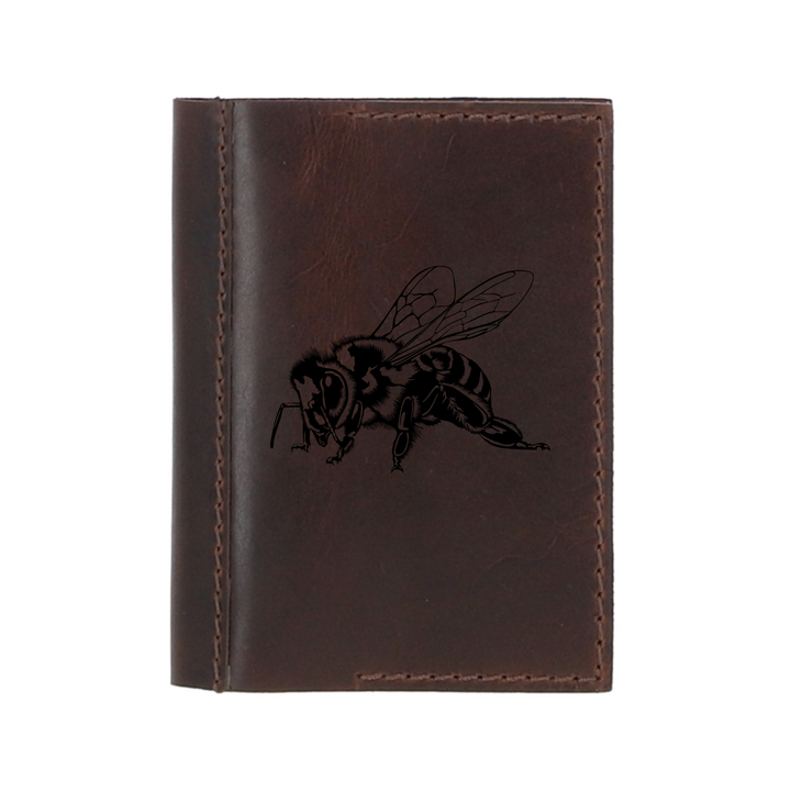 Personalised Bee Leather Sleeve & Notebook