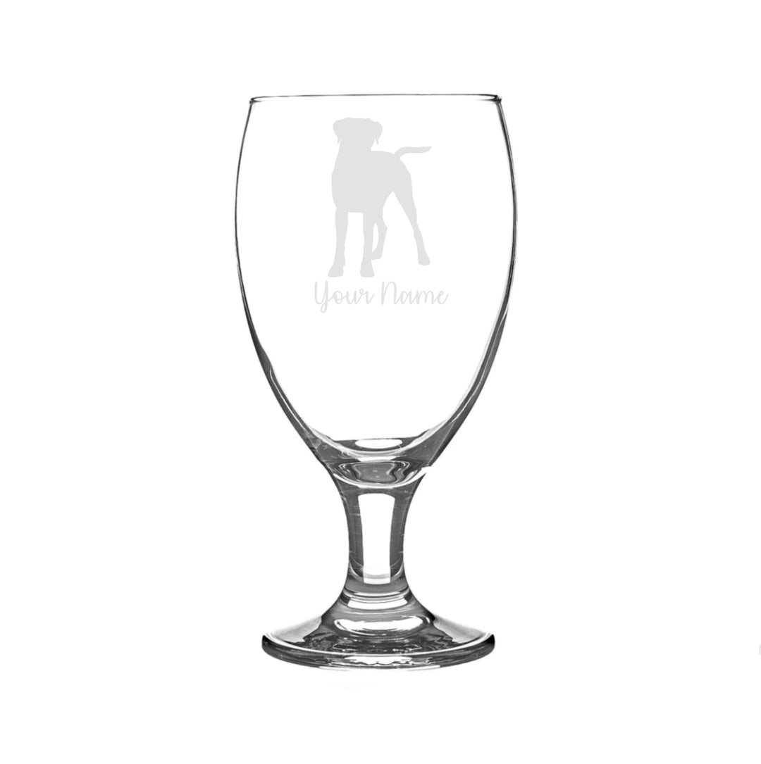 Personalised Boxer Craft Beer Snifter Glass