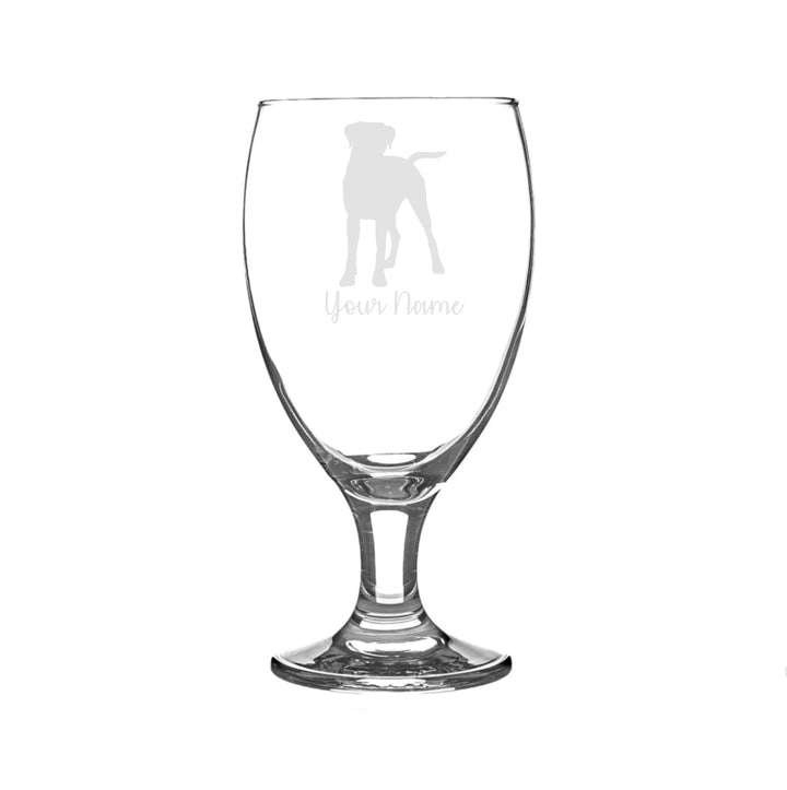 Personalised Boxer Craft Beer Snifter Glass