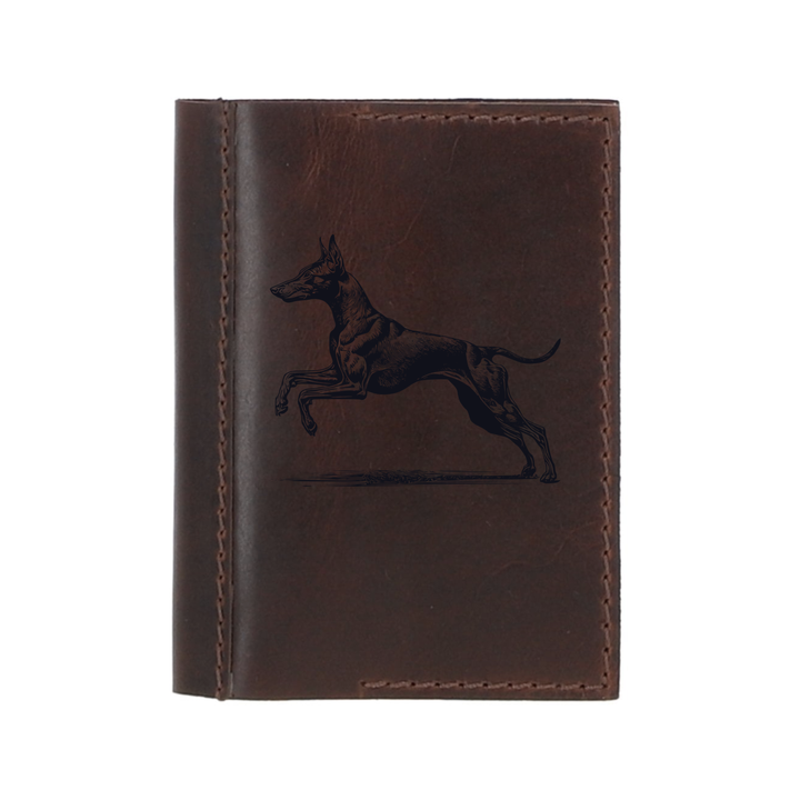 Personalised Cirneco Dell'Etna Running Leather Sleeve & Notebook