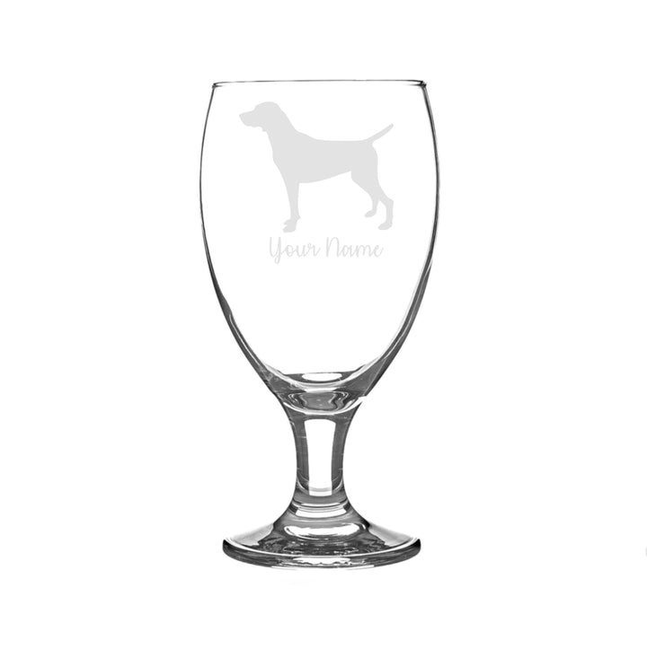 Personalised German Wirehaired Pointer Craft Beer Snifter Glass
