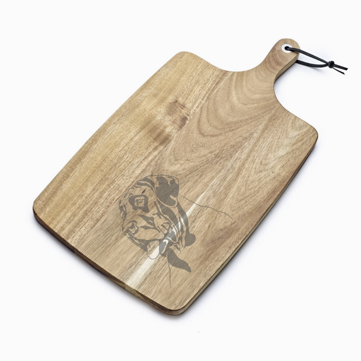 Personalised Great Dane Engraved Acacia Serving Board