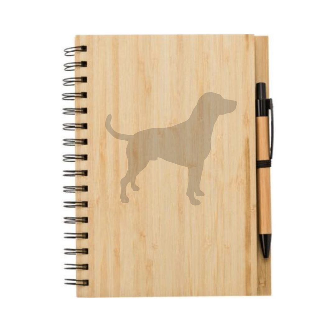Harrier Silhouette Engraved Notebook