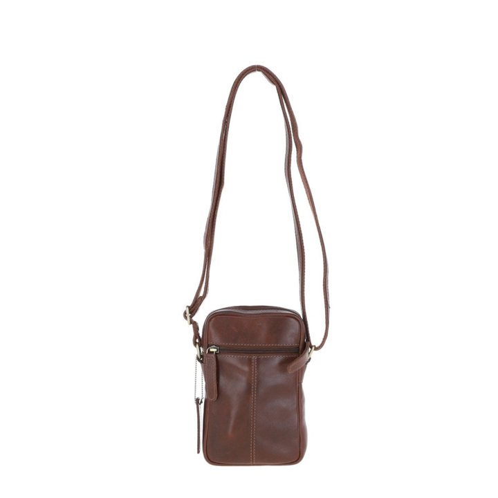 Personalised Bengal Cat Leather Compact Crossbody Bag