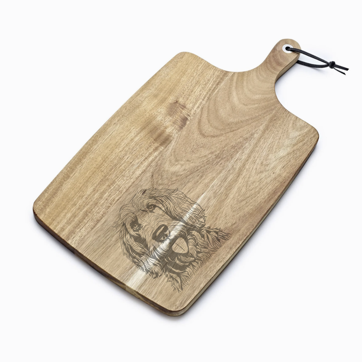 Personalised Otterhound Engraved Acacia Serving Board