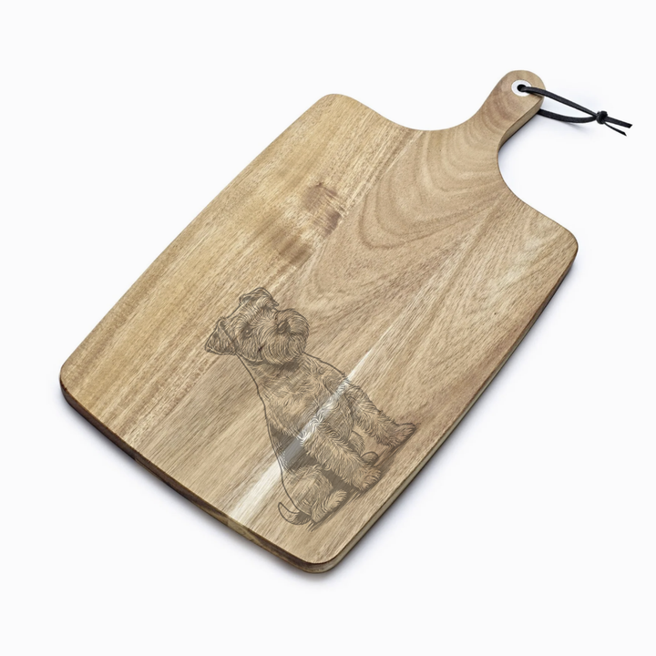 Personalised Parson Russell Terrier Engraved Acacia Serving Board