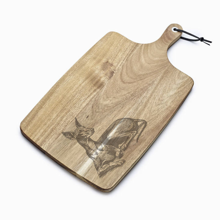 Personalised Pharaoh Hound LD Engraved Acacia Serving Board