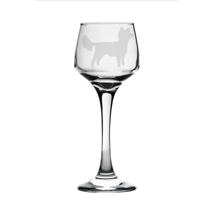 Personalised Toy Terrier Dog Engraved Sherry Glass