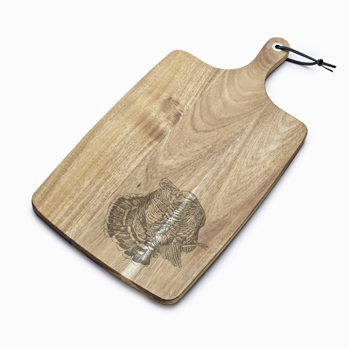 Personalised Turkey Engraved Acacia Serving Board