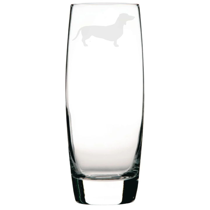 Personalised Dachshund 'Sausage Dog' Hi-Ball Glass