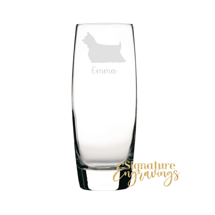 Personalised Australian Silk Hi-Ball Glass
