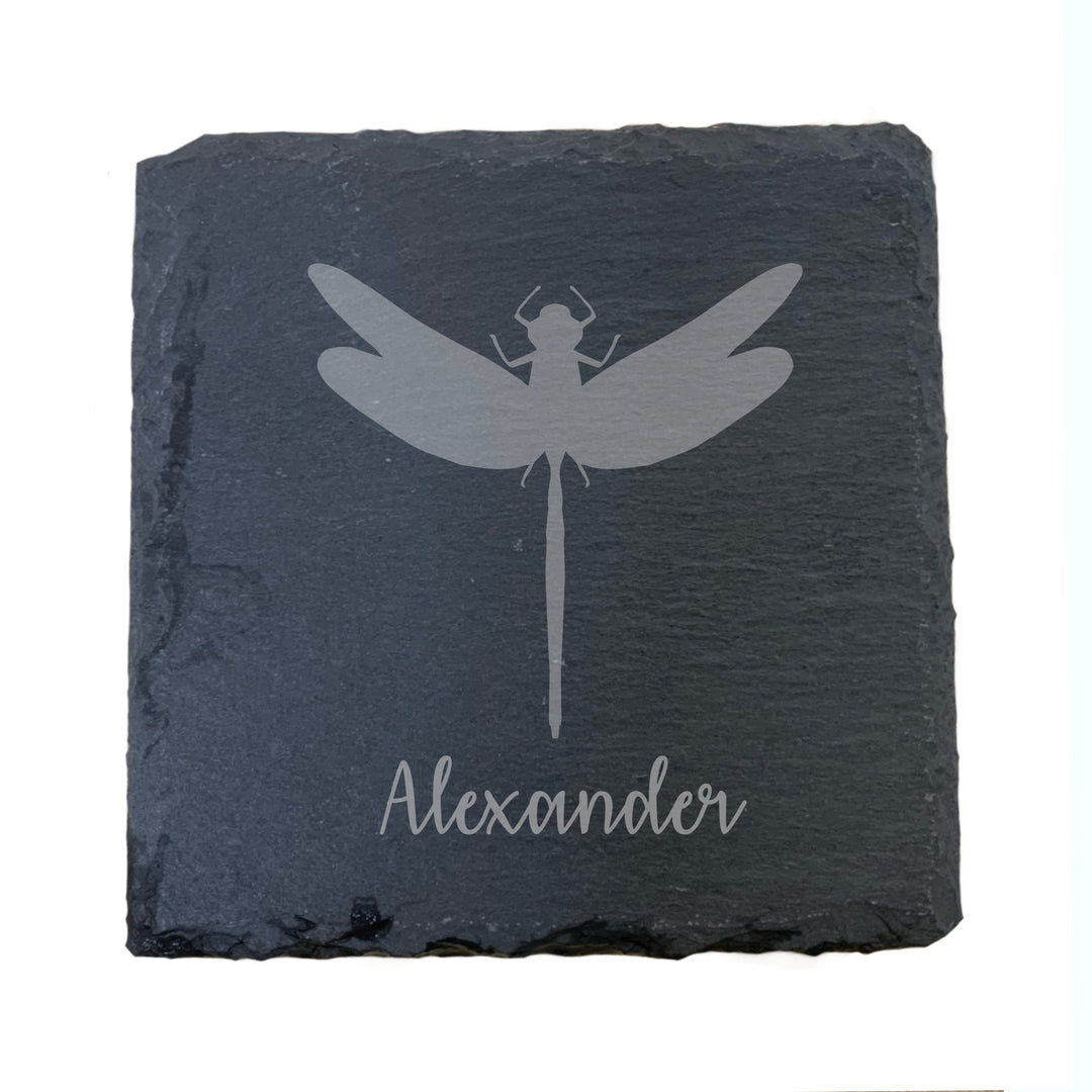 Personalised Firefly Slate Coaster