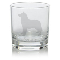 Personalised Husky Whisky Glass