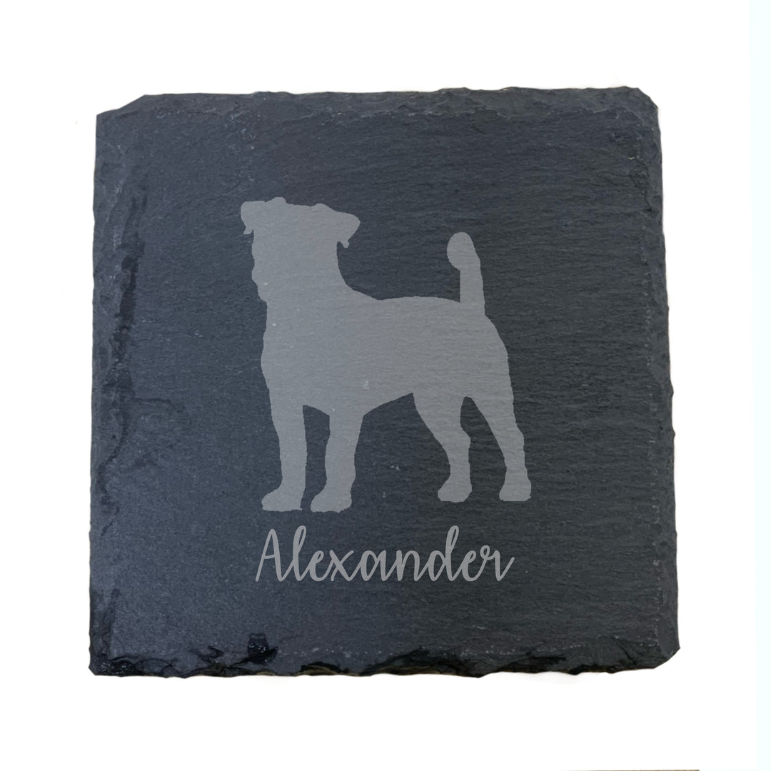 Personalised Jack Russell Slate Coaster