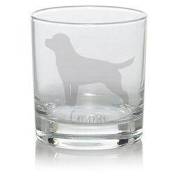 Personalised Rottweiler Whisky Glass