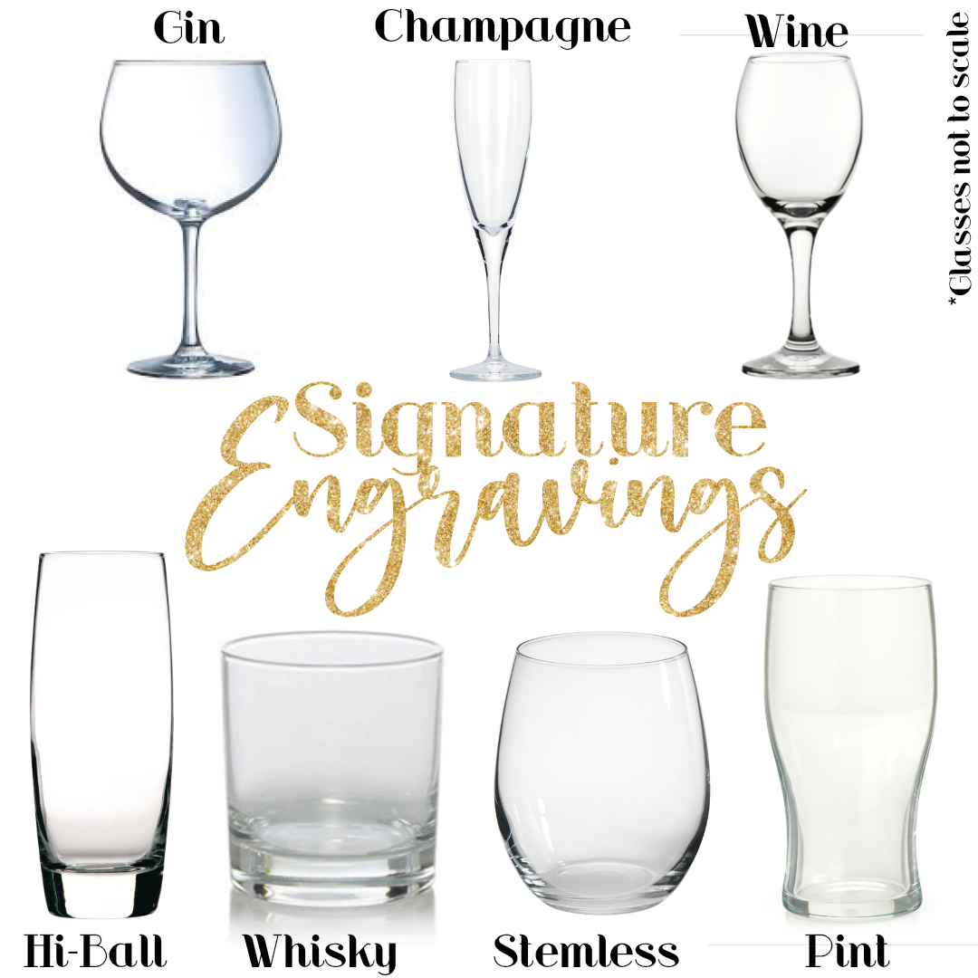 Personalised Pointer Gin Glass