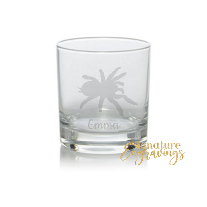 Personalised Tarantula Whisky Glass